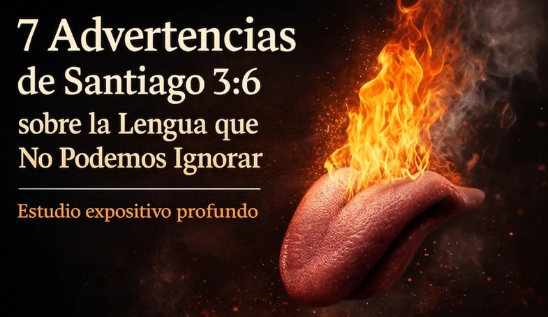 LOGOS 9 12 Santiago 3:6 Lengua ardiente, advertencias sobre palabras.